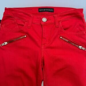 ROCK & REPUBLIC Women’s 2 Red KASHMIERE Skinny Jeans